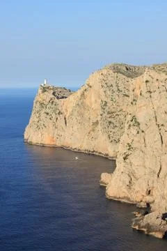 Lighthouse on Cap de Formentor Stock Photos