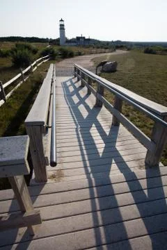 Lighthouse in Cape cod Stock Photos
