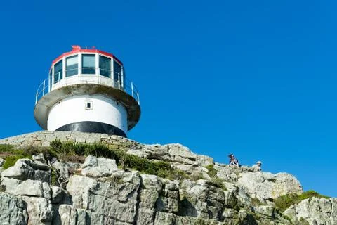 Lighthouse at Cape of Good Hope Stock Photos