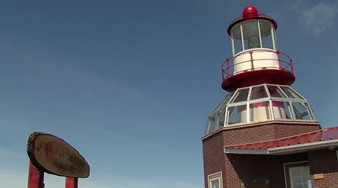 Lighthouse, cape horn (cabo de hornos) Stock Footage 36432131