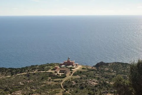 Lighthouse of Capo Spartivento Foto stock