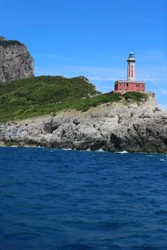 Lighthouse in Capri Stock Photos