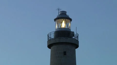 Lighthouse, Catania Video stock 8828613