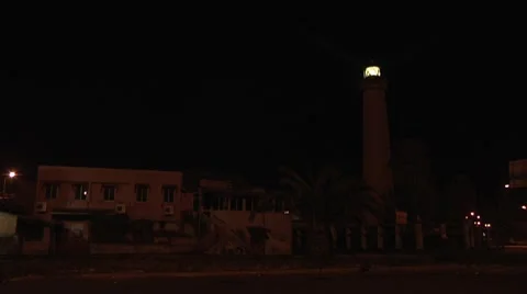 Lighthouse, Catania Stock Footage 8829685