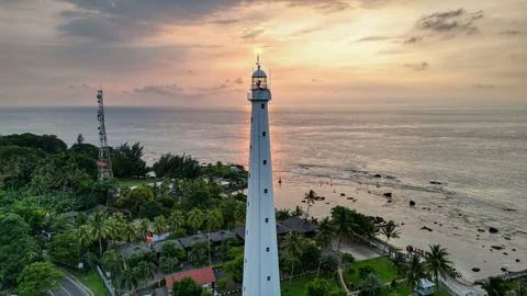 Lighthouse Cikoneng Stock Photos