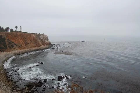 Lighthouse Cliff 2 Stock Photos