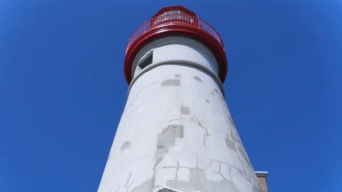 Lighthouse Close Up 4K Stock Footage 128234693