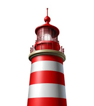 Lighthouse close up Stock-Illustration