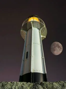 Lighthouse close up Stock Photos