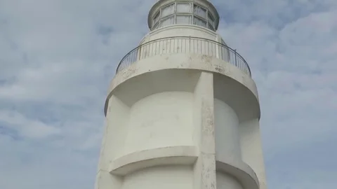 Lighthouse on the coast Stock Footage 70300048