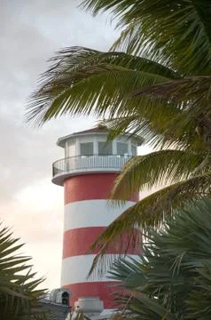 Lighthouse on the coast Stock Photos
