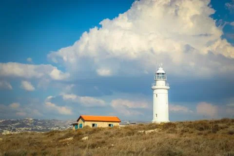 Lighthouse on the coast 写真素材