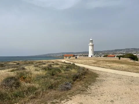 Lighthouse on the coast Stock Photos