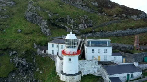 Lighthouse coast time lapse short Stock Footage 257994572