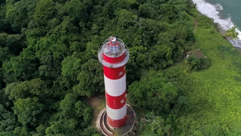 Lighthouse colombia 스톡 동영상 302014043