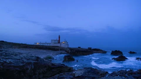 Lighthouse in the Dawning Light. Time Lapse UHD 動画素材 106458027