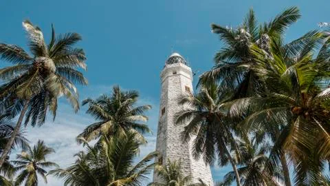 Lighthouse in Dondra, Sri Lanka Stock Photos