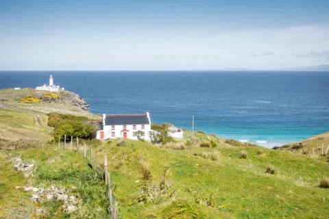 Lighthouse donegal Stock Photos