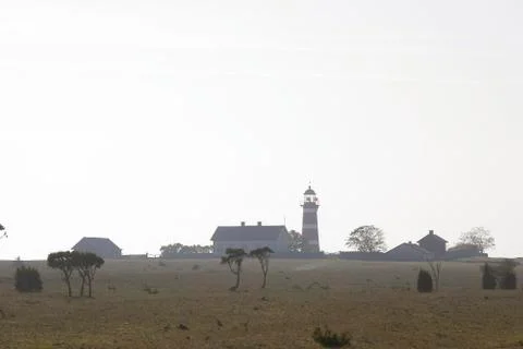 Lighthouse during summer.jh Stock Photos