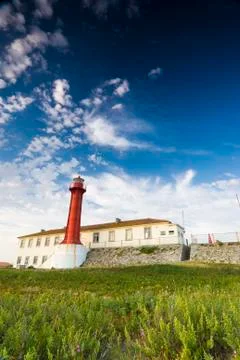 Lighthouse in esposende Stock Photos