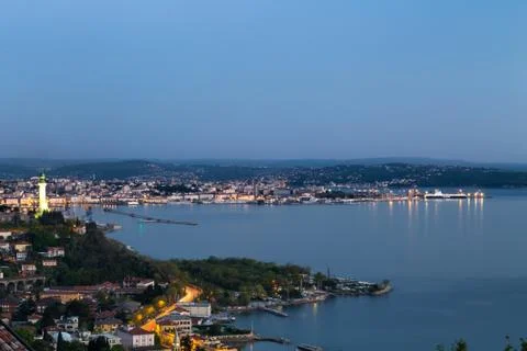 Lighthouse in the evening Stock Photos
