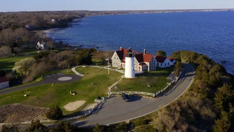 Lighthouse in Falmouth, Cape Cod Vidéo 276134838