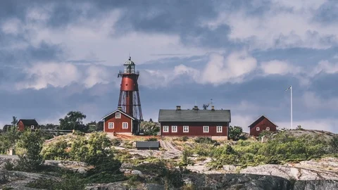 Lighthouse Stock Footage 87808756