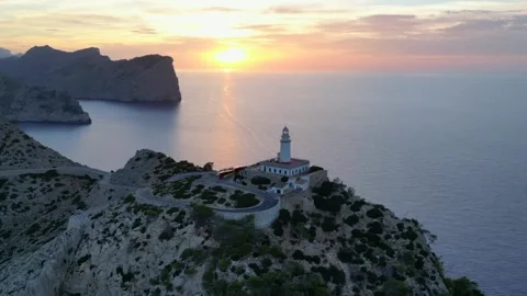 Lighthouse Formentor Stock Footage 232055804