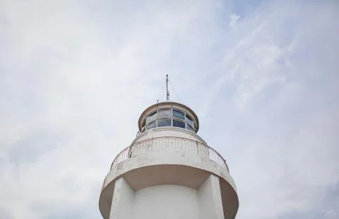 Lighthouse in front of the sky Stock Photos