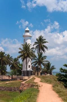 Lighthouse in Galle Stock Photos