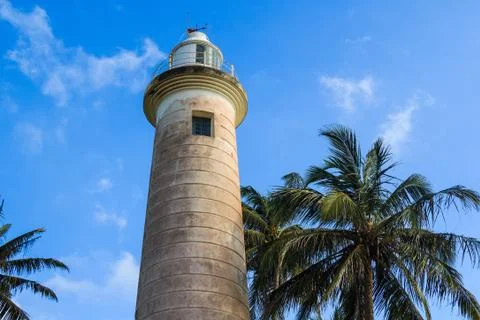 Lighthouse in Galle Foto stock