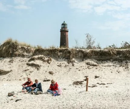 Lighthouse germany eastern sea Foto stock