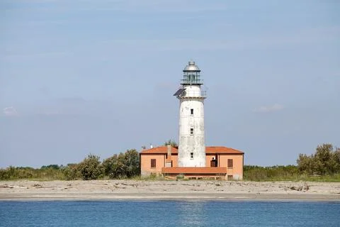 Lighthouse of Gorino Stock Photos
