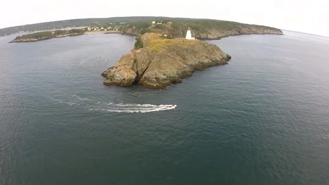 Lighthouse, Grand Manan Video stock 144831613