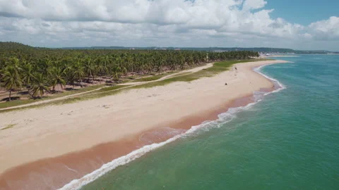 Lighthouse Gunga Beach At Maceio Alagoas Brazil Stock Footage 254747036