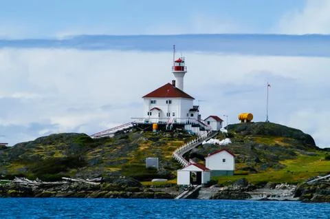 Lighthouse in Haro Straight Stock Photos