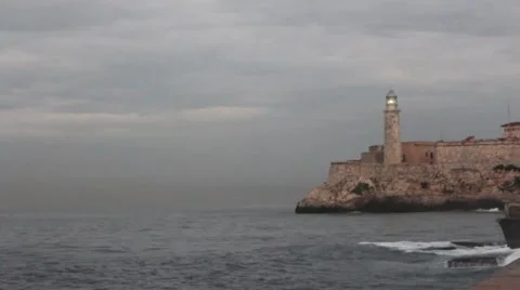 Lighthouse Havana Stock Footage 62937484