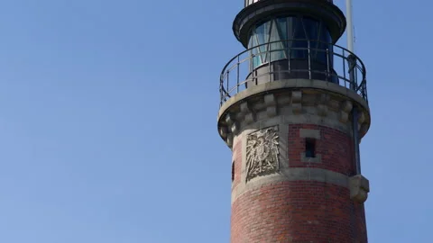 Lighthouse Holtenau Stock Footage 153976043