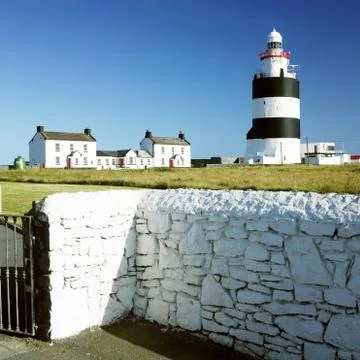Lighthouse, Hook Head, County Wexford, Ireland Foto stock