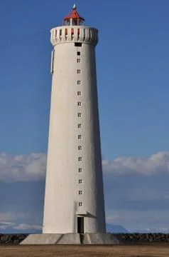 Lighthouse on the Iceland  Stock Photos