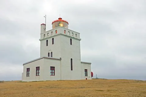 Lighthouse on iceland 스톡 사진