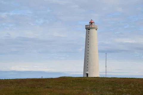 Lighthouse in Iceland Stock Photos