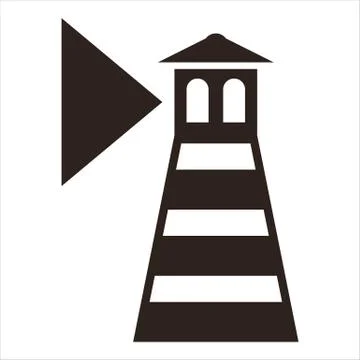 Lighthouse icon Stock Illustration