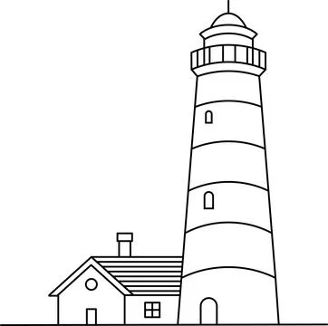 Lighthouse icon. Stock Illustration