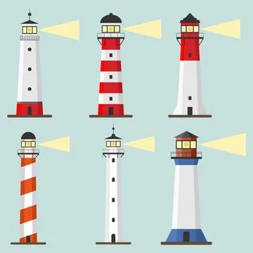 Lighthouse icon Stock Illustration