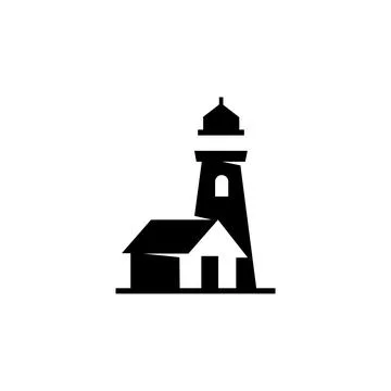 Lighthouse icon. Simple illustration of lighthouse vector icon for web Stock Illustration