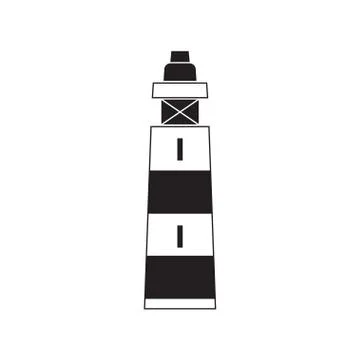 Lighthouse icon vector Stock Illustration