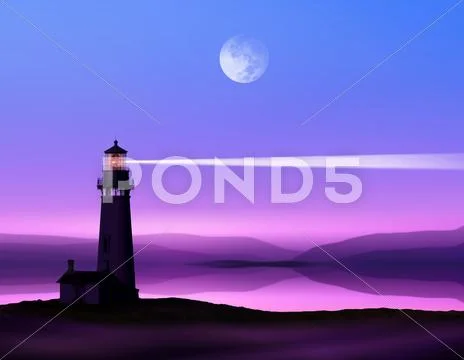 Lighthouse Stock Illustration