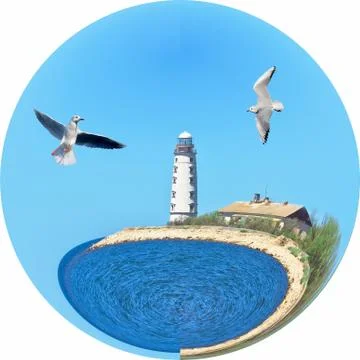 Lighthouse Stock Illustration