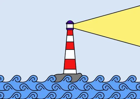 Lighthouse Stock Illustration